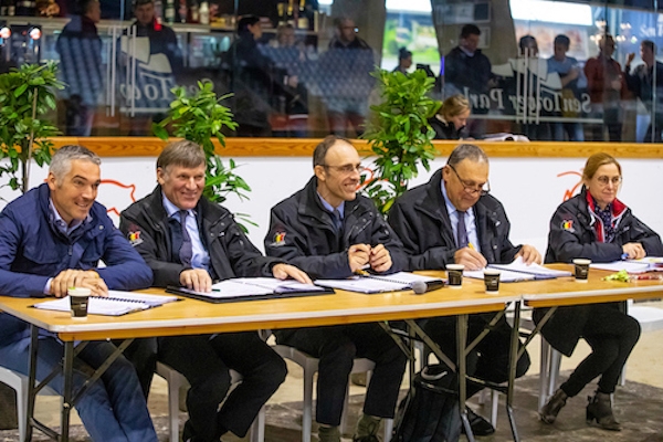 JuryBWP hengstenkeuring 20193de phase - Sentower Park - Opglabeek 2019© Hippo Foto - Dirk Caremans